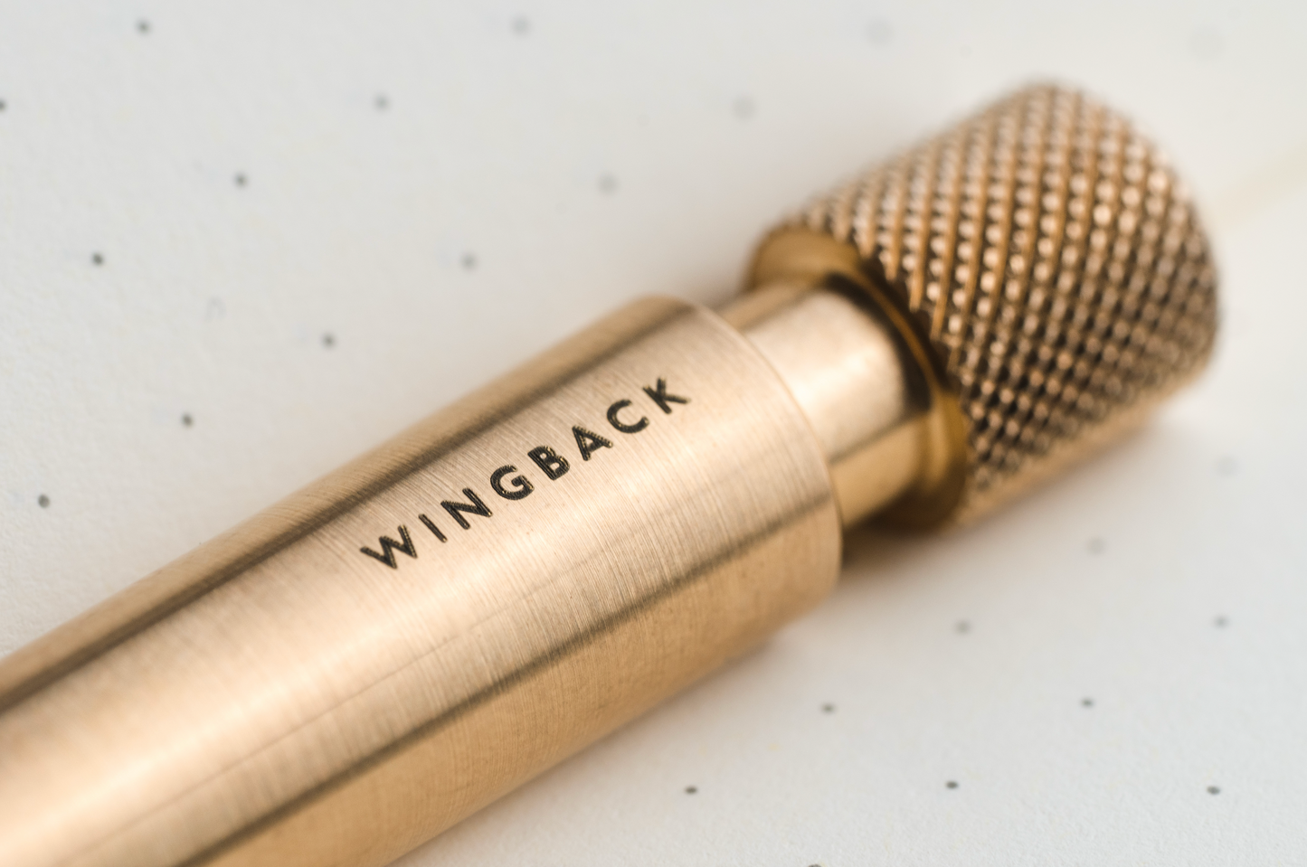 Wingback Mechanical Pen - Brass