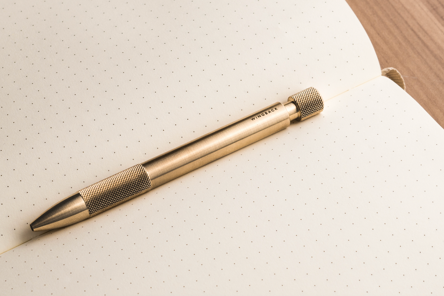 Wingback Mechanical Pen - Brass