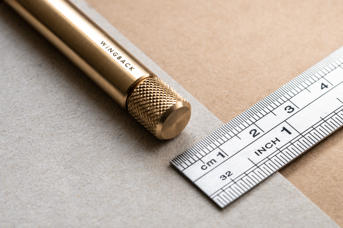 Wingback Mechanical Pen - Brass