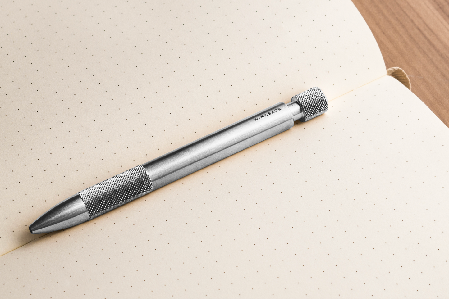 Wingback Mechanical Pen - Steel