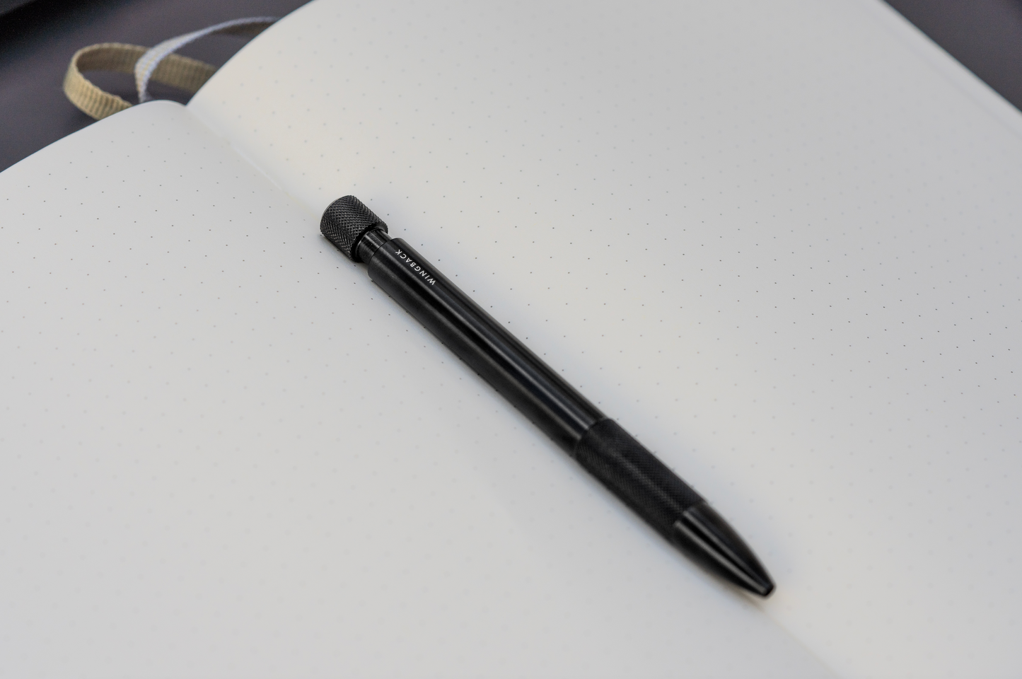 Wingback Mechanical Pen - Black Steel
