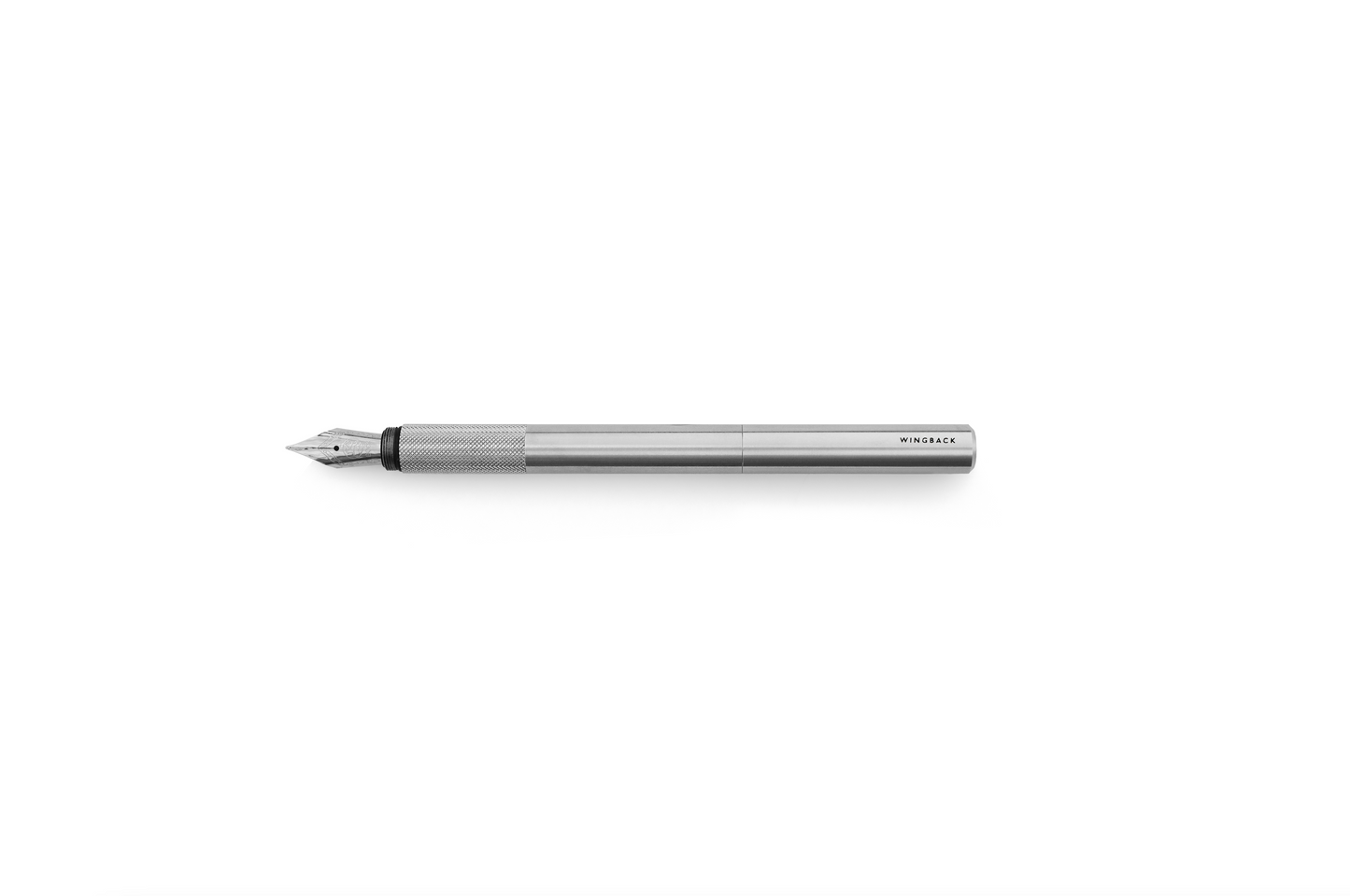 Wingback Fountain Pen - Steel