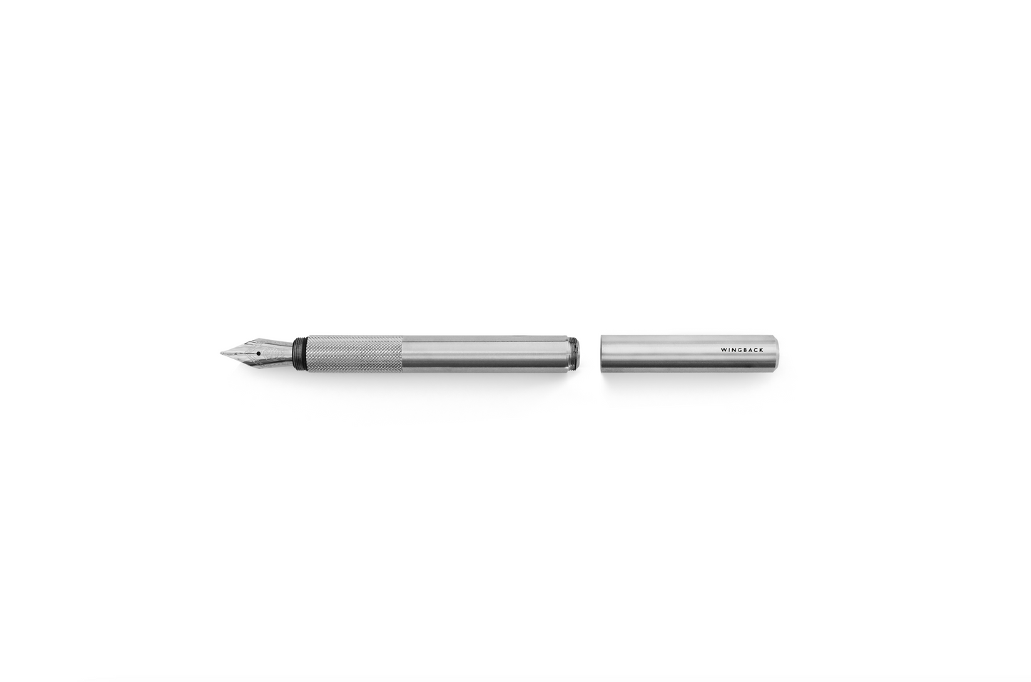 Wingback Fountain Pen - Steel