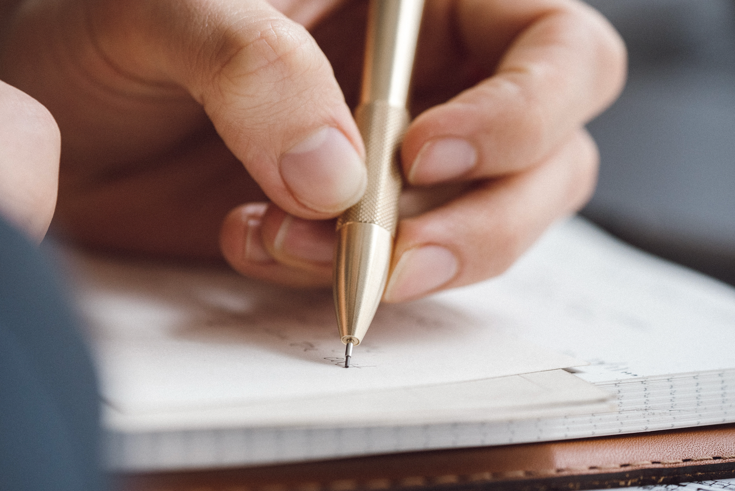 Wingback Mechanical Pencil - Brass