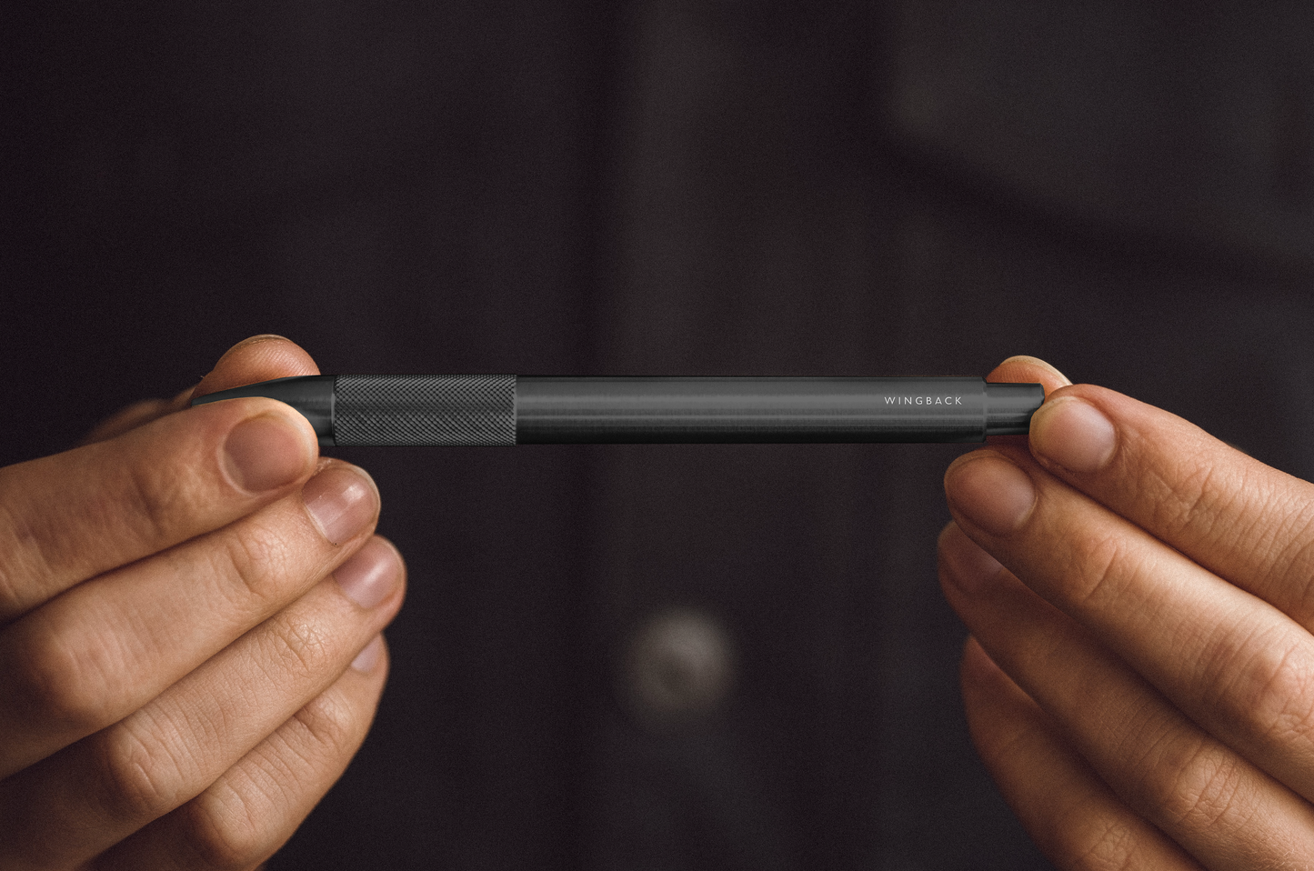 Wingback Mechanical Pencil - Black Steel