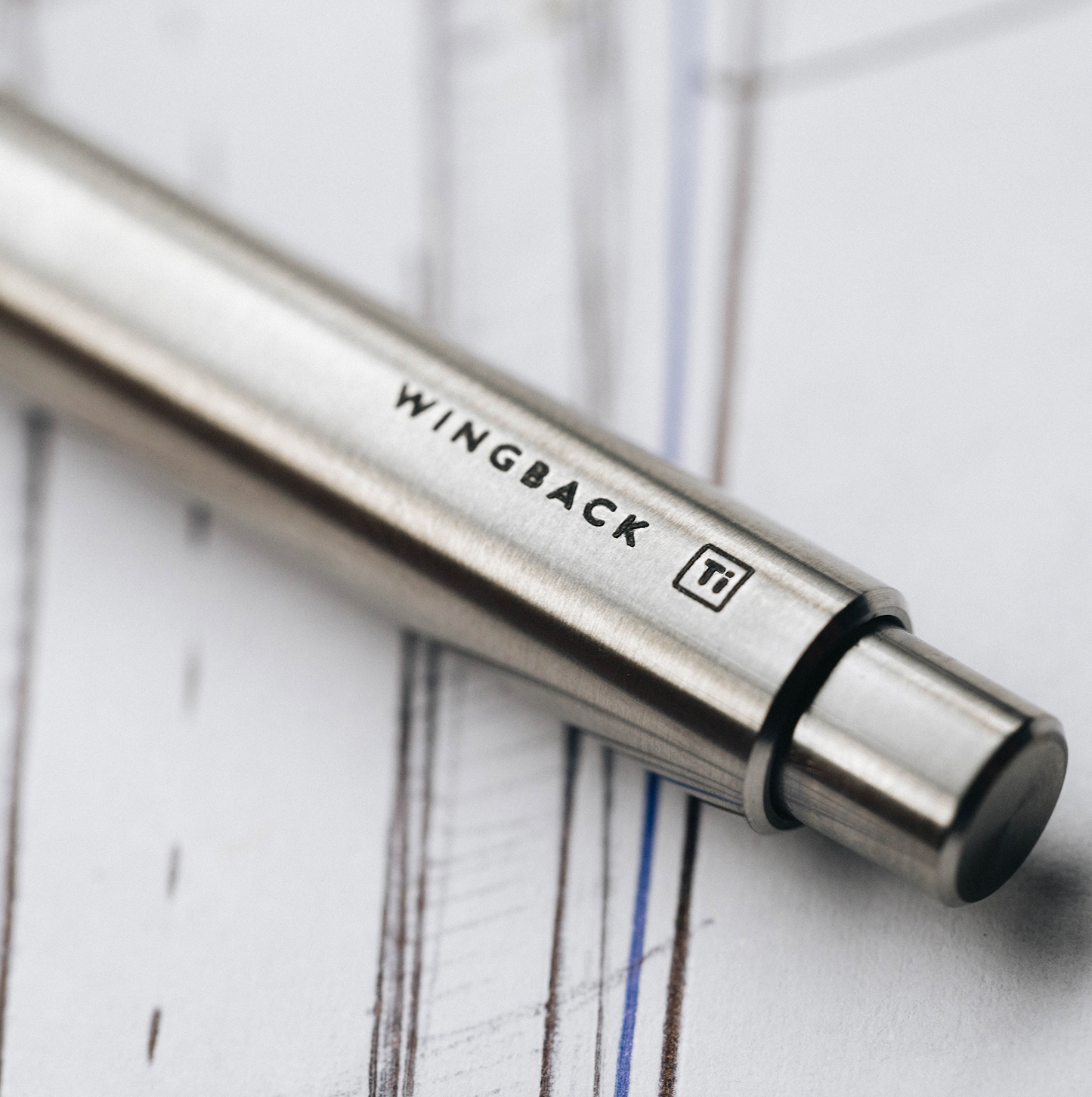 Wingback Mechanical Pencil - Titanium