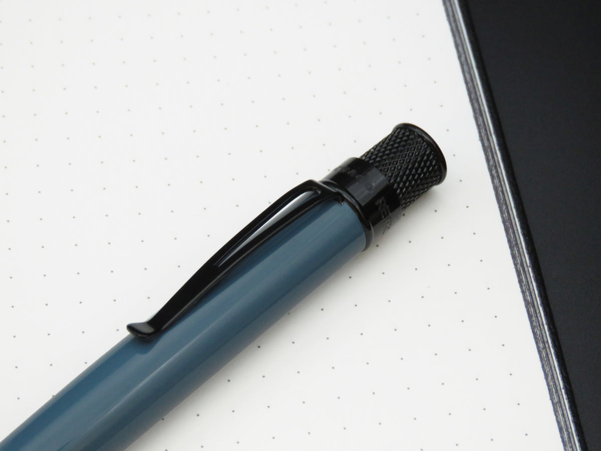Retro 51 Tornado Stealth Lacquer Rollerball Pen - Slate Blue