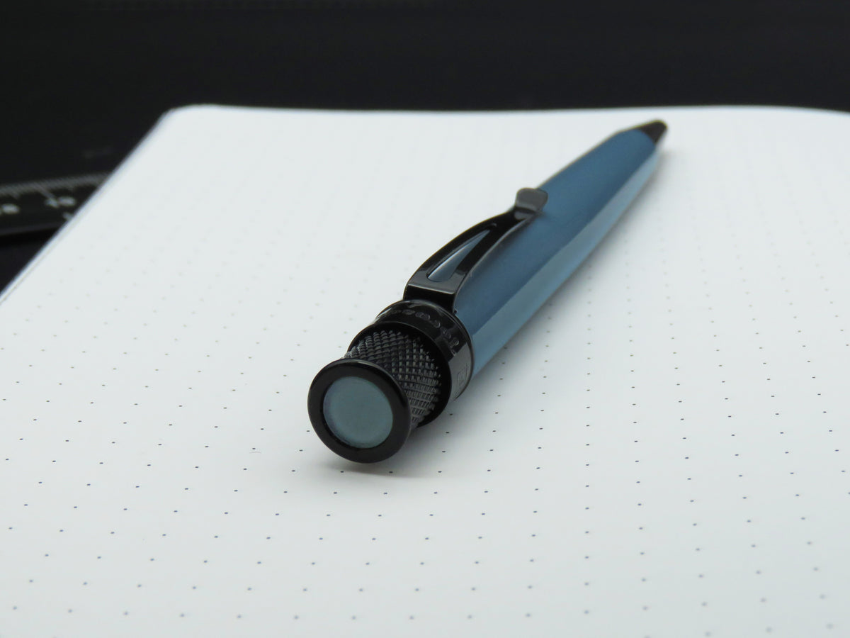 Retro 51 Tornado Stealth Lacquer Rollerball Pen - Slate Blue