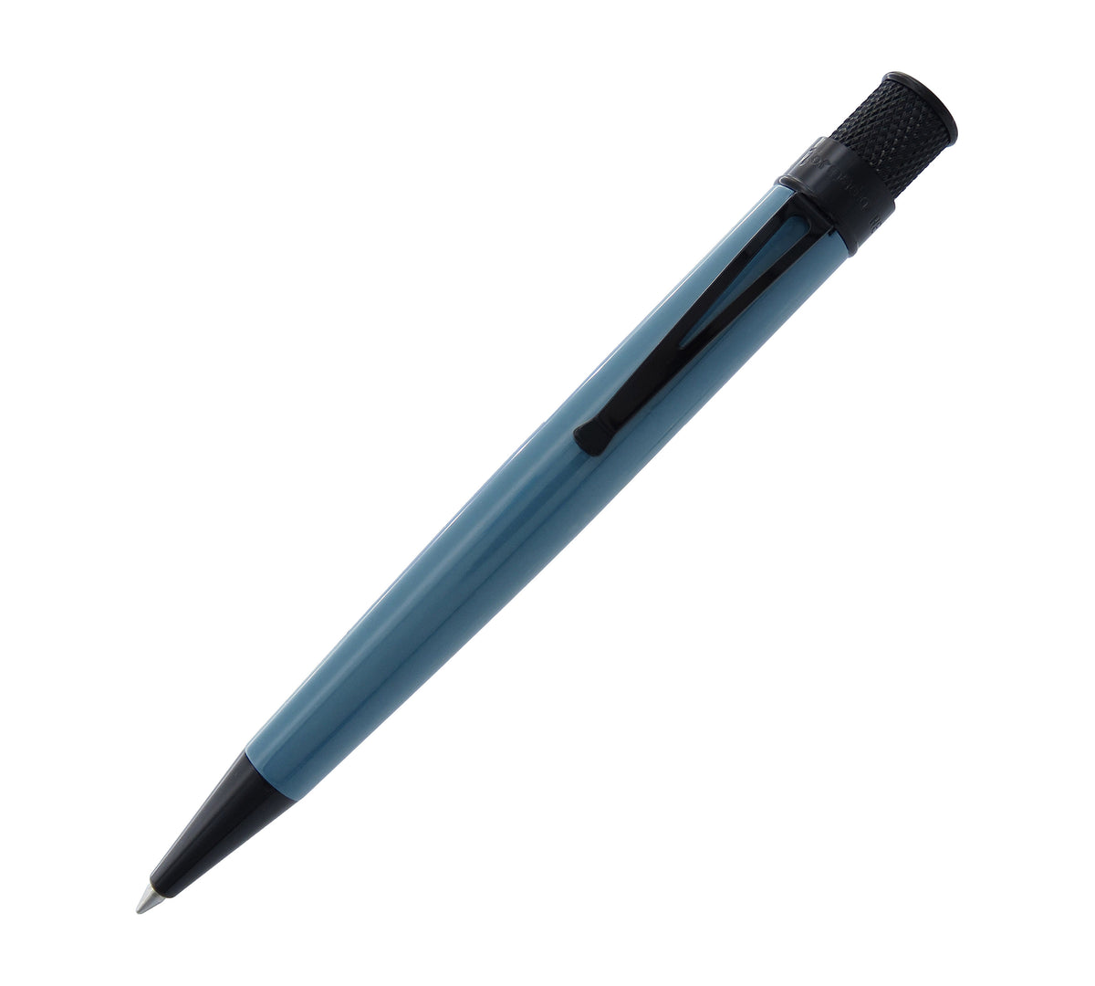 Retro 51 Tornado Stealth Lacquer Rollerball Pen - Slate Blue