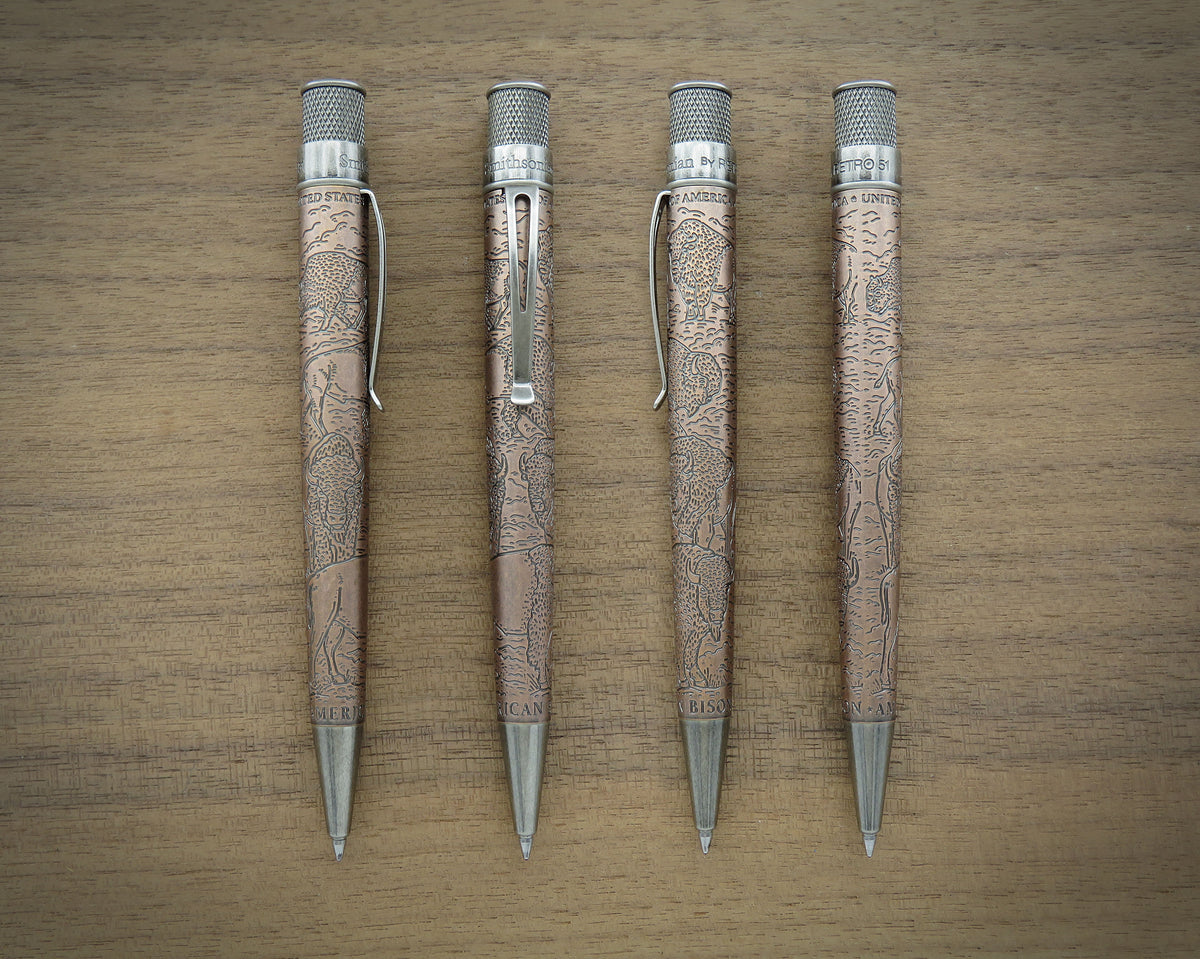 Retro 51 Tornado Smithsonian Collection Rollerball Pen - Bison Strong