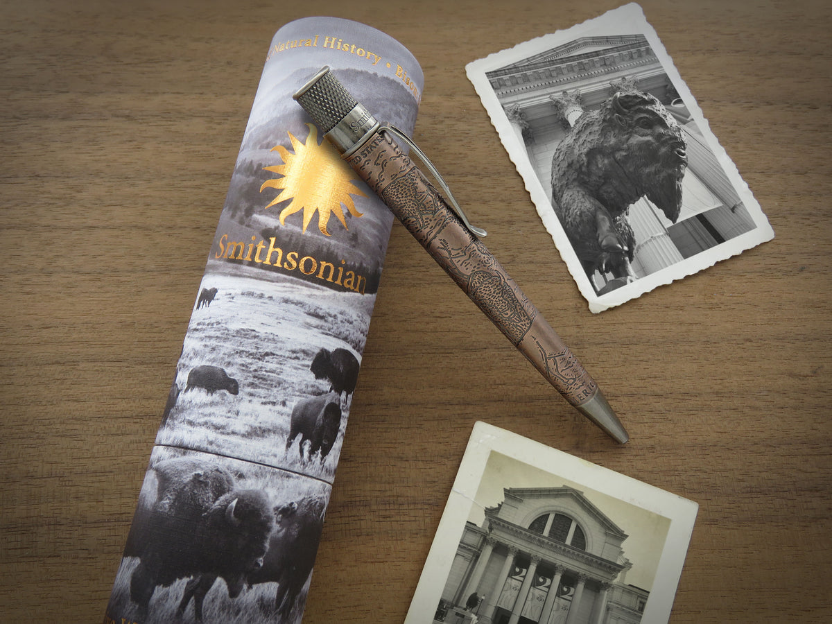 Retro 51 Tornado Smithsonian Collection Rollerball Pen - Bison Strong