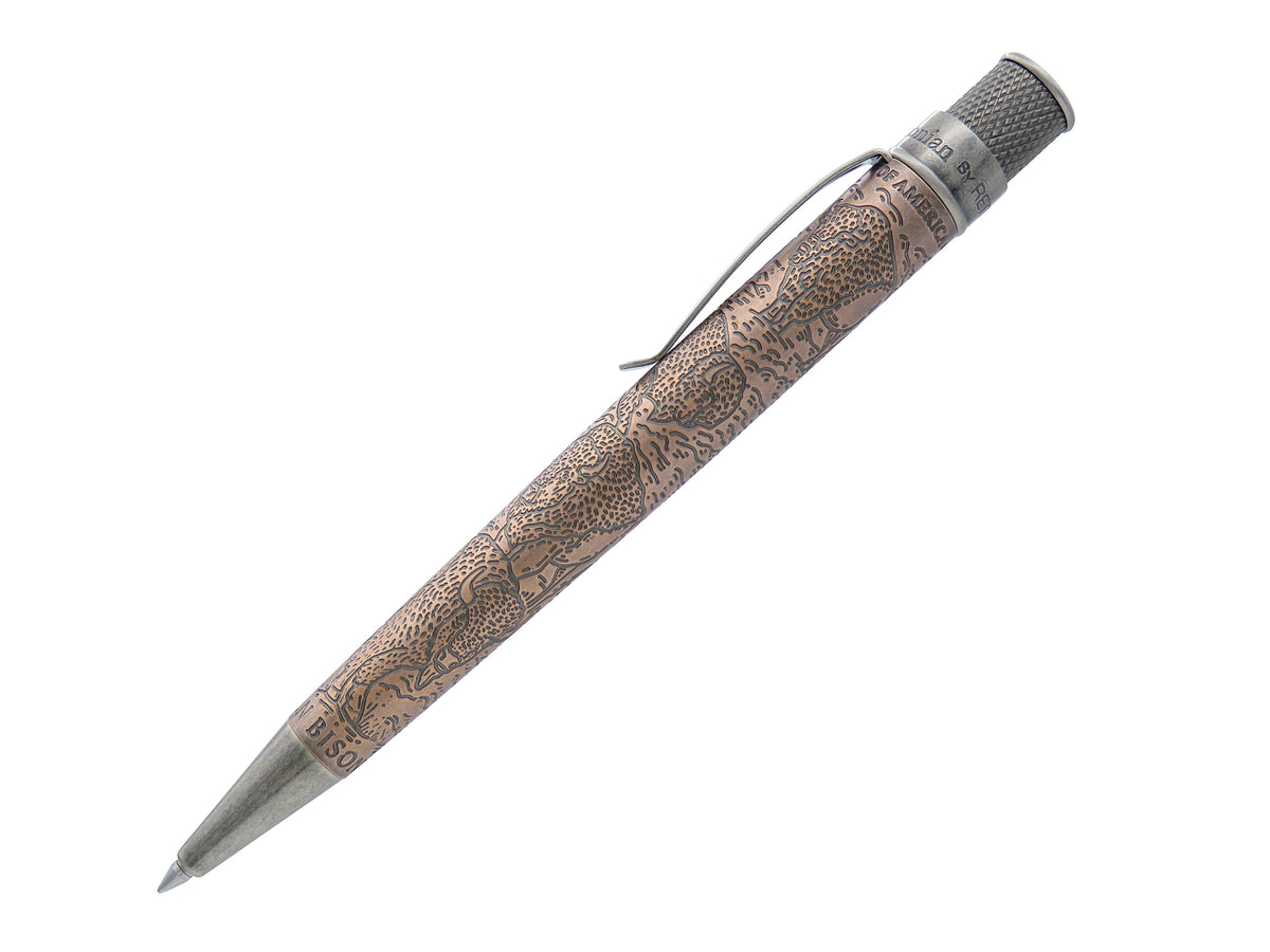 Retro 51 Tornado Smithsonian Collection Rollerball Pen - Bison Strong