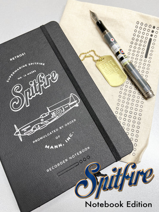 Retro 51 Fountain Pen - Spitfire Notebook Edition (Mann Inc Exclusive)