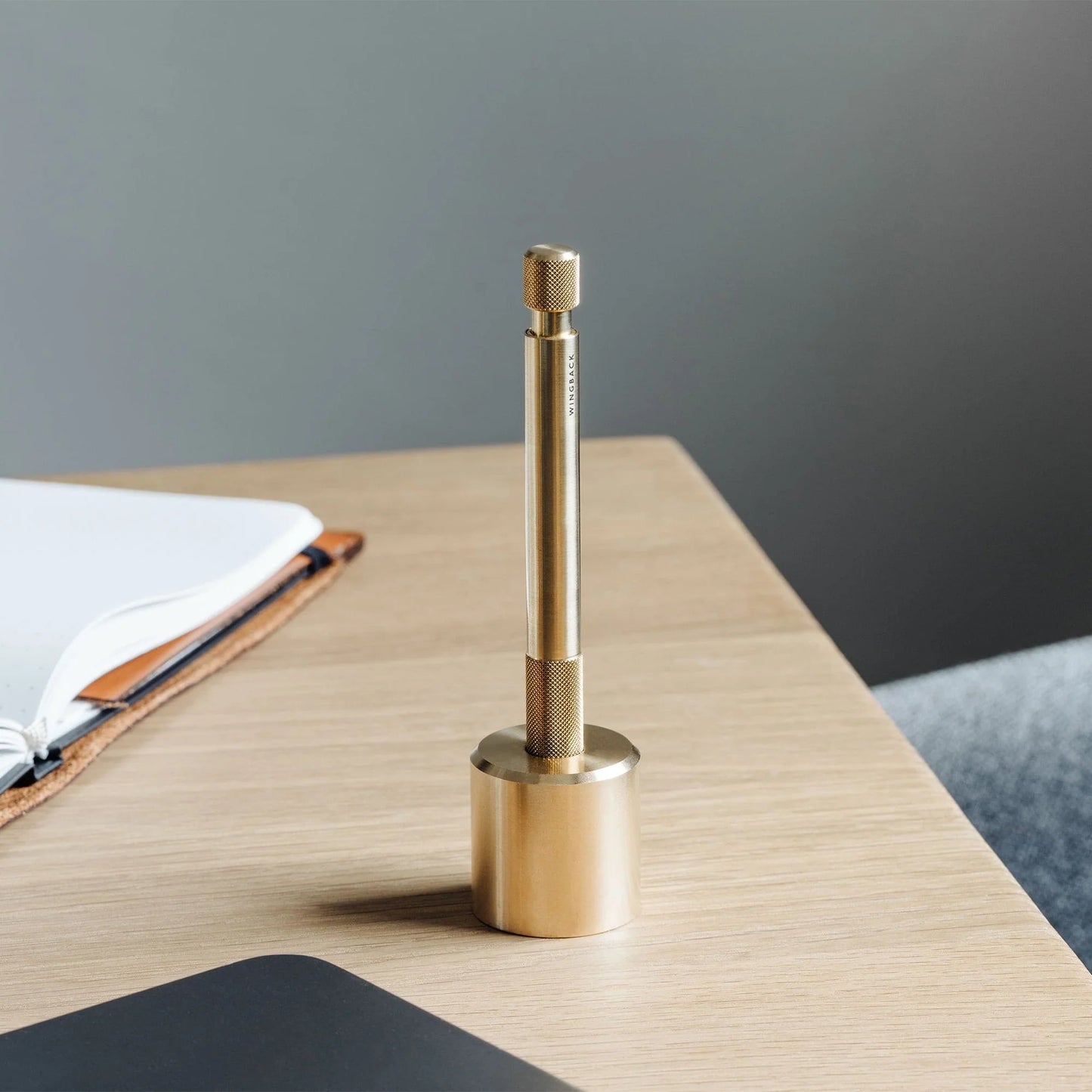 Wingback Pen/Pencil Holder - Brass