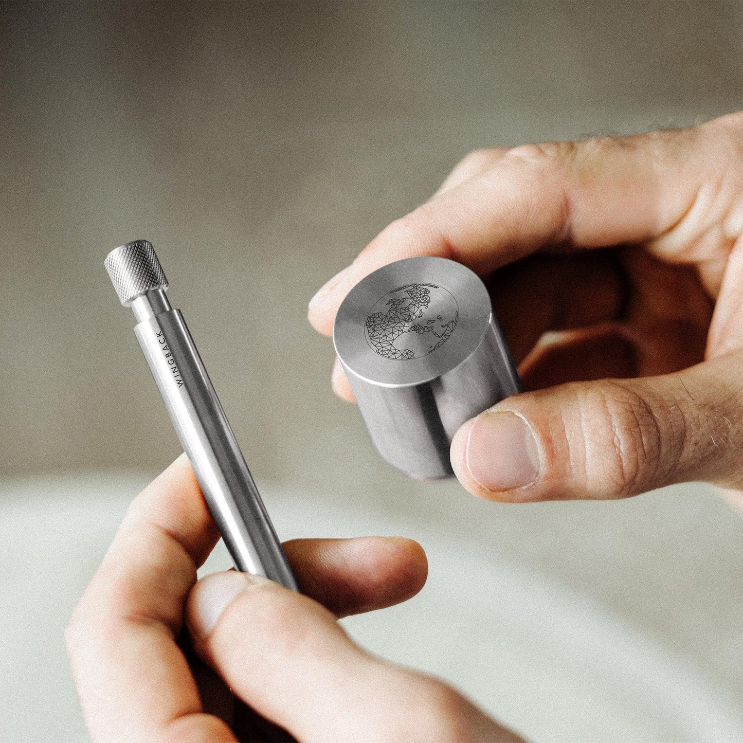 Wingback Pen/Pencil Holder - Steel