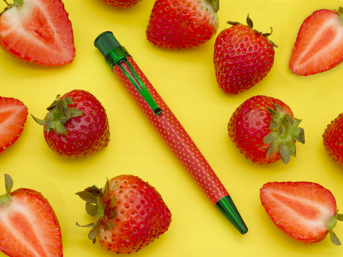 Retro 51 Tornado Fruit Series Rollerball Pen - Strawberry
