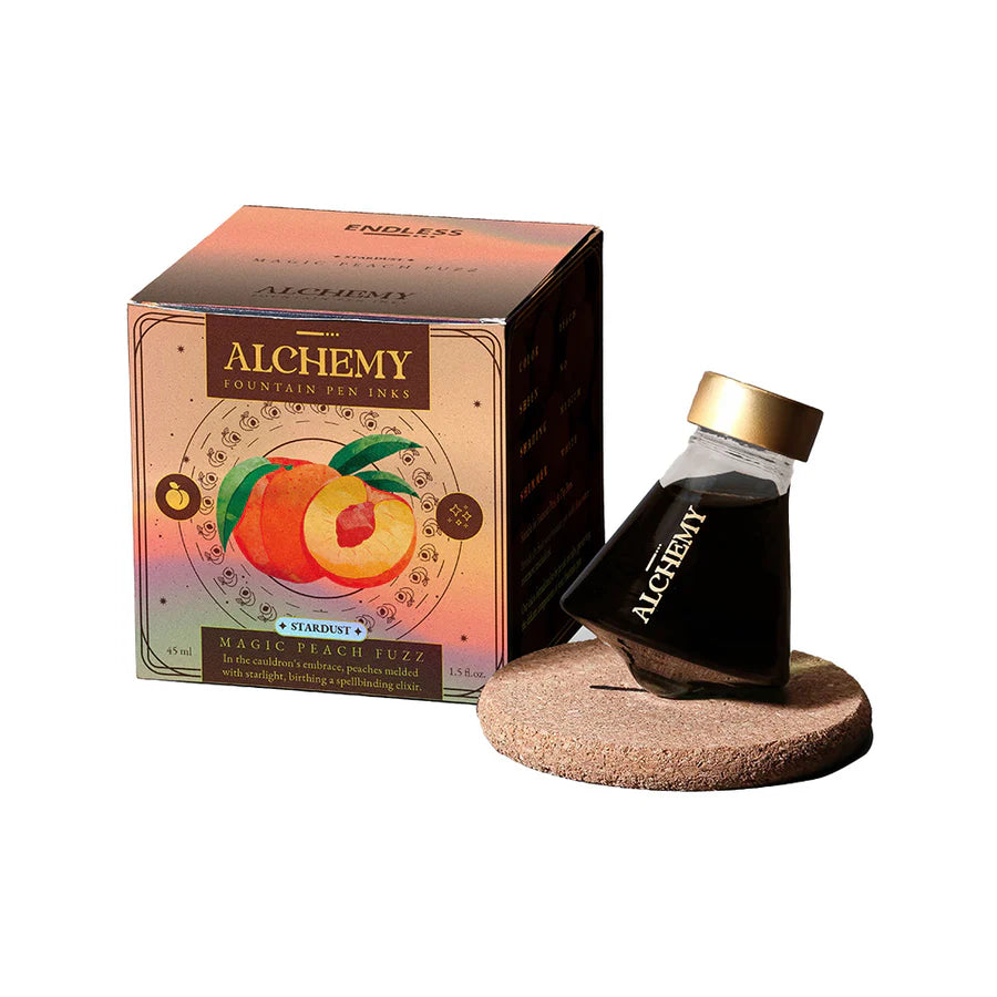 Endless Alchemy Stardust Fountain Pen Ink - Magic Peach Fuzz 45ml