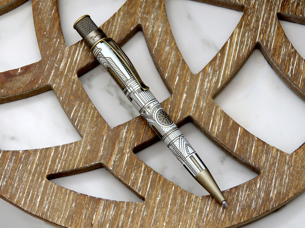 Retro 51 Tornado Vintage Metalsmith Rollerball- Cathedral