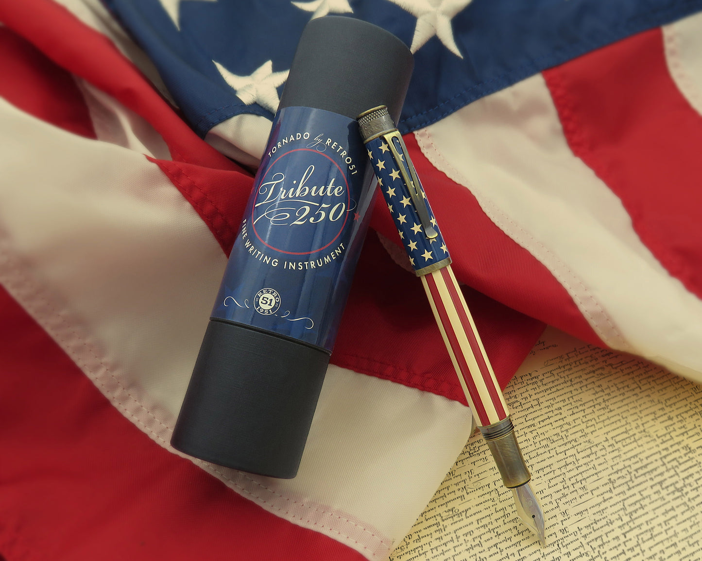 Retro 51 Tornado Fountain Pen - Tribute 250 - Medium (Limited Edition)