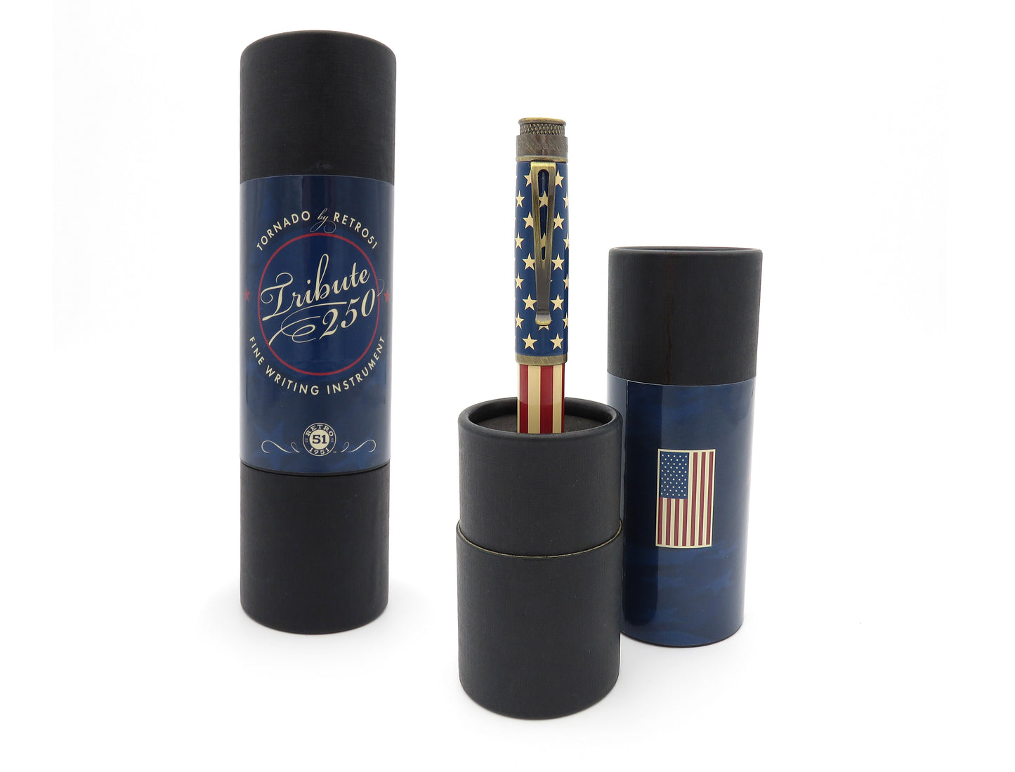 Retro 51 Tornado Fountain Pen - Tribute 250 - Medium (Limited Edition)