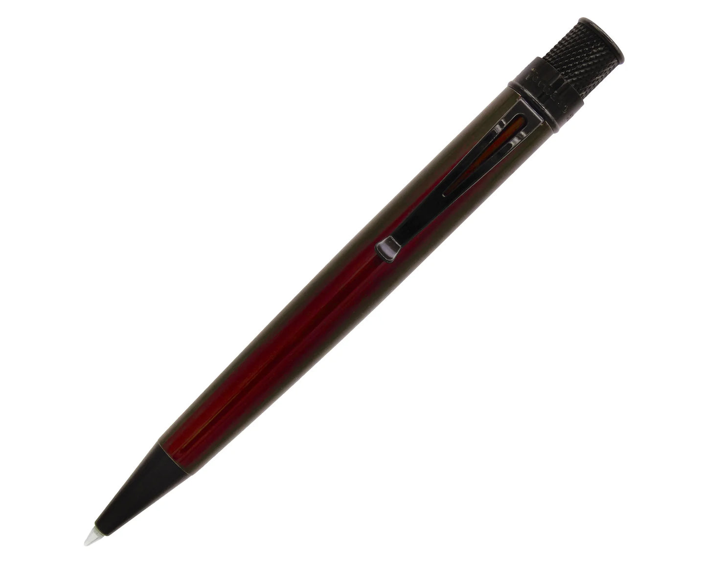 Retro 51 Tornado Stealth Lacquer Rollerball Pen - Black Cherry