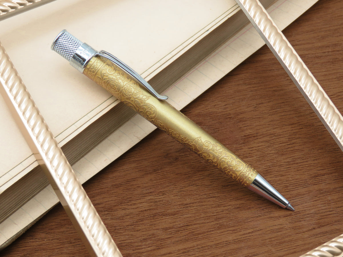 Retro 51 Tornado Vintage Metalsmith Rollerball- Vintage Rose