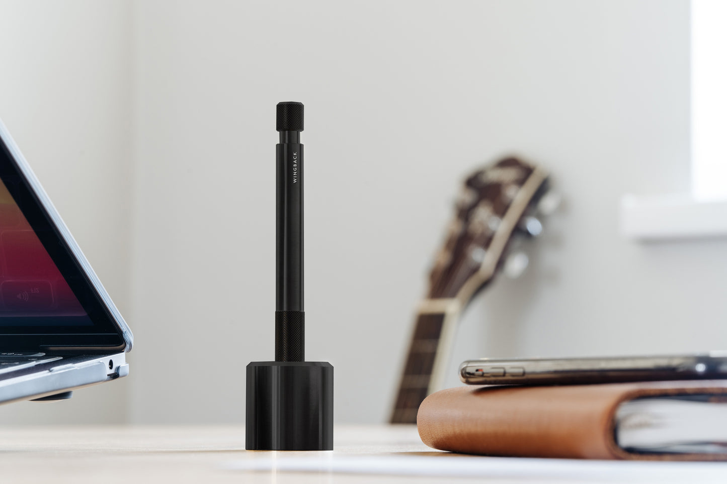 Wingback Pen/Pencil Holder - Black Steel