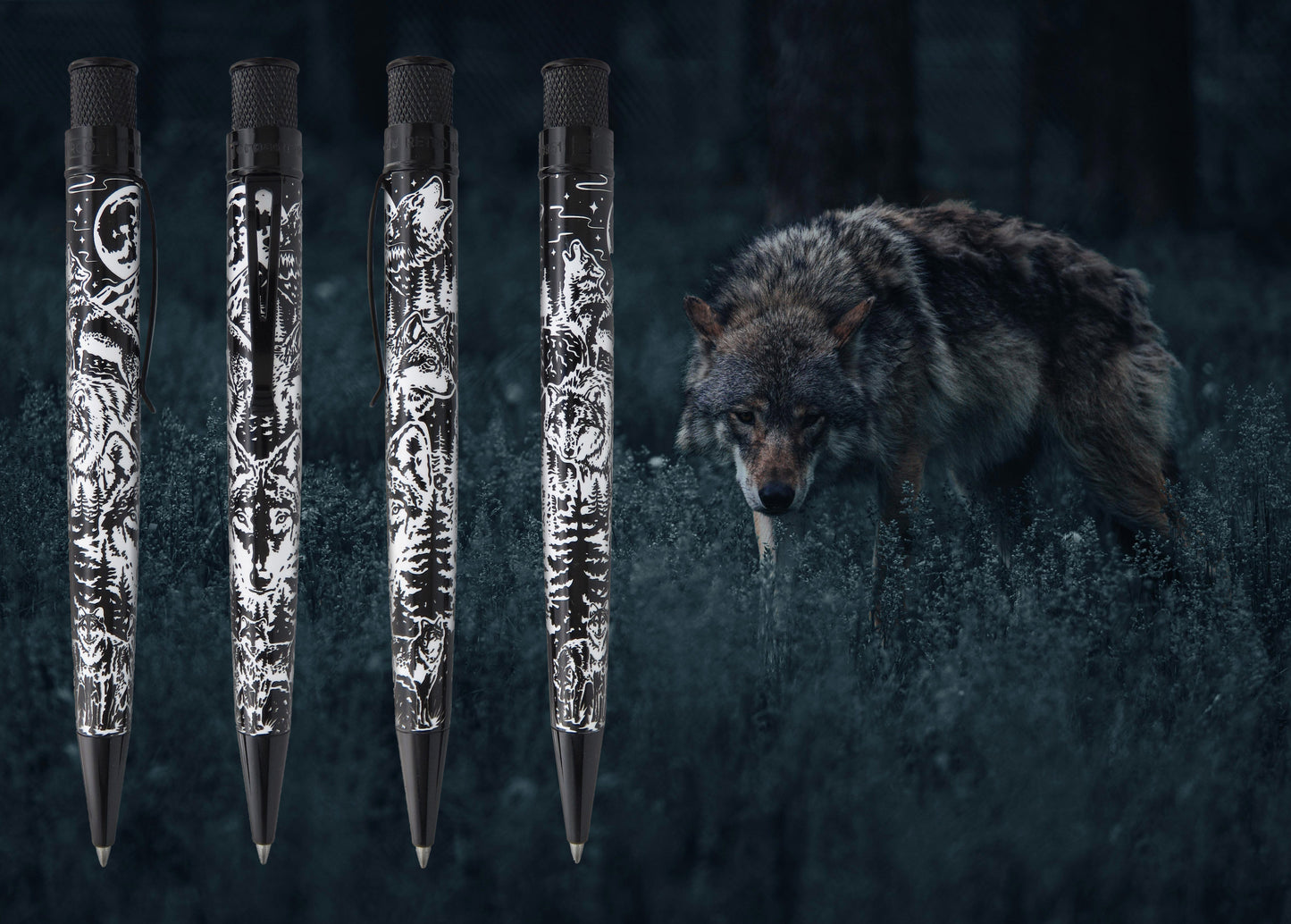 Retro 51 Tornado Ballpoint Pen Rescue - Wolf Rescue