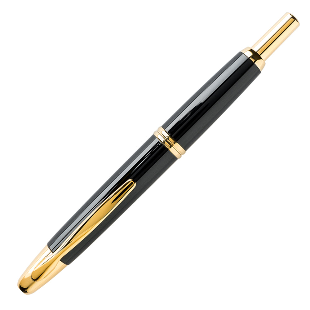 Pilot Capless Gold Trim - Black