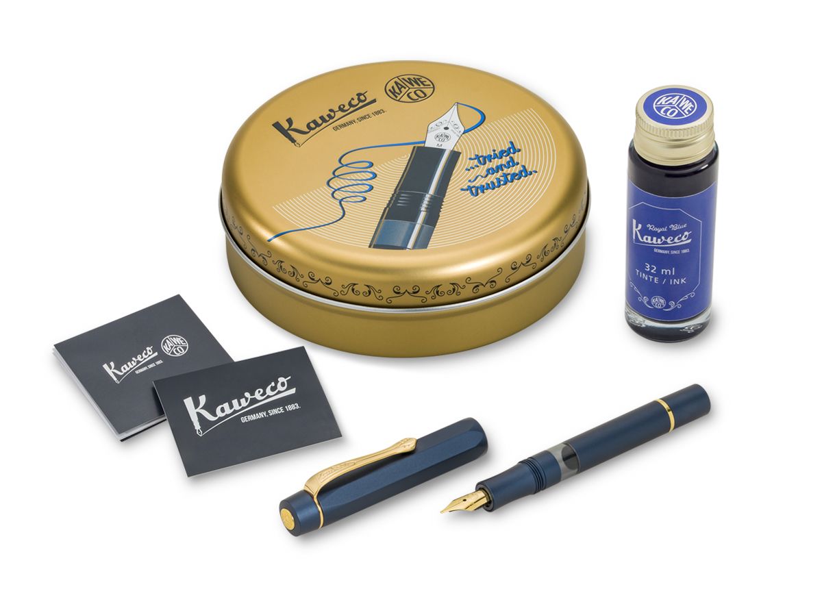 Kaweco Piston Sport Fountain Pen - Navy