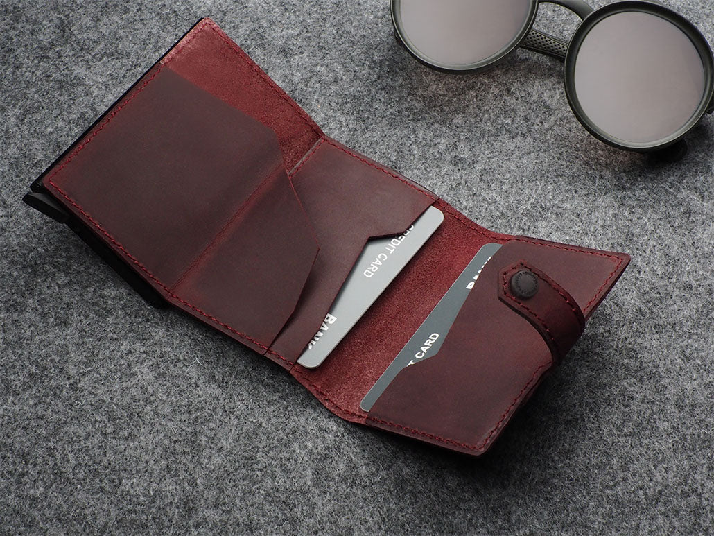 Hiker RFID wallet - Hunter Leather