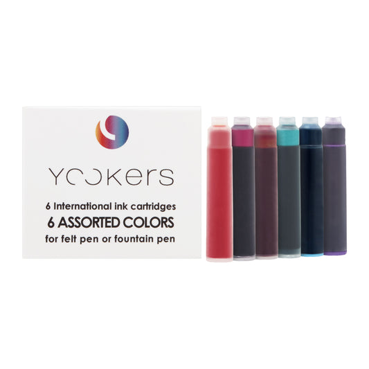 Yookers 6 international ink cartridges Assorted Colours