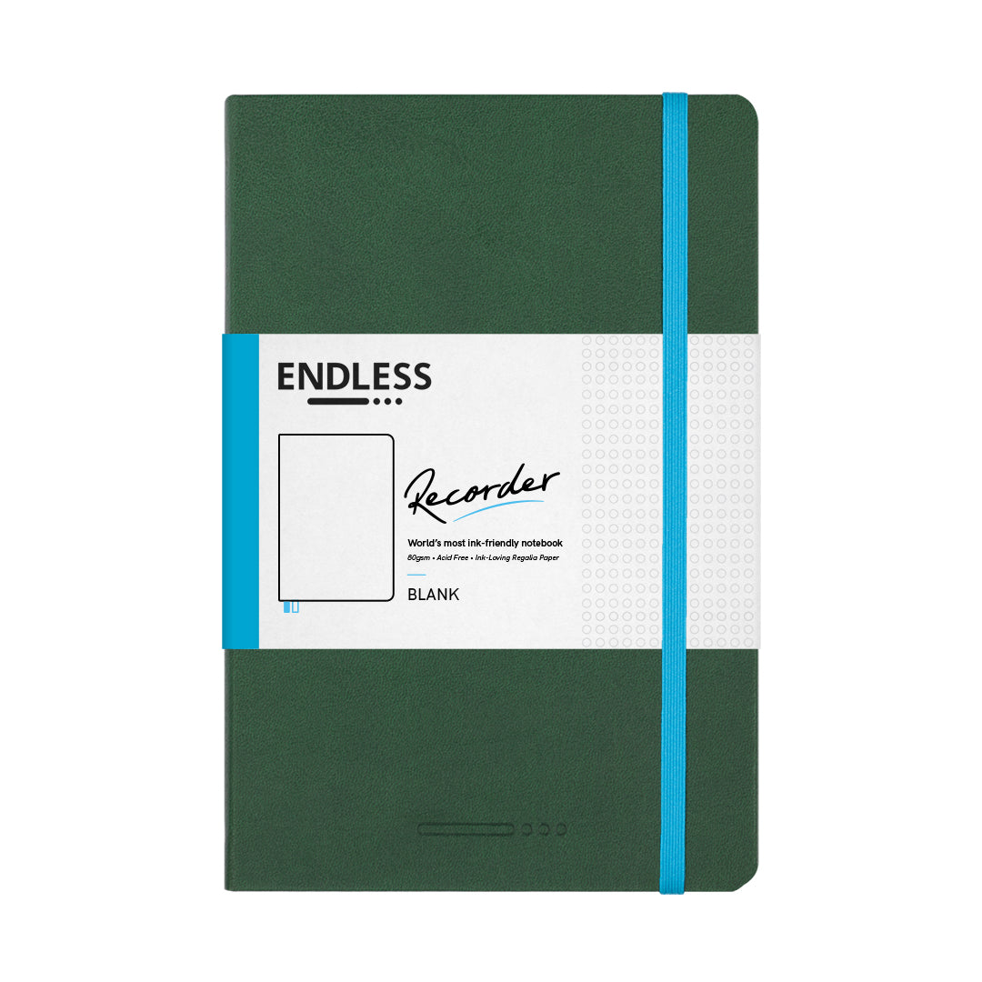 Endless Recorder A5 Notebook - Forest Canopy- Regalia Paper