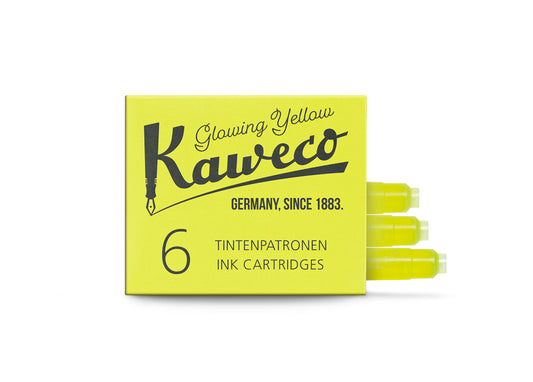 Kaweco Ink Cartridges - Glowing Yellow (Highlighter)