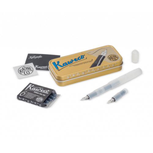 Kaweco Frosted Sport Calligraphy Mini Set - Natural Coconut