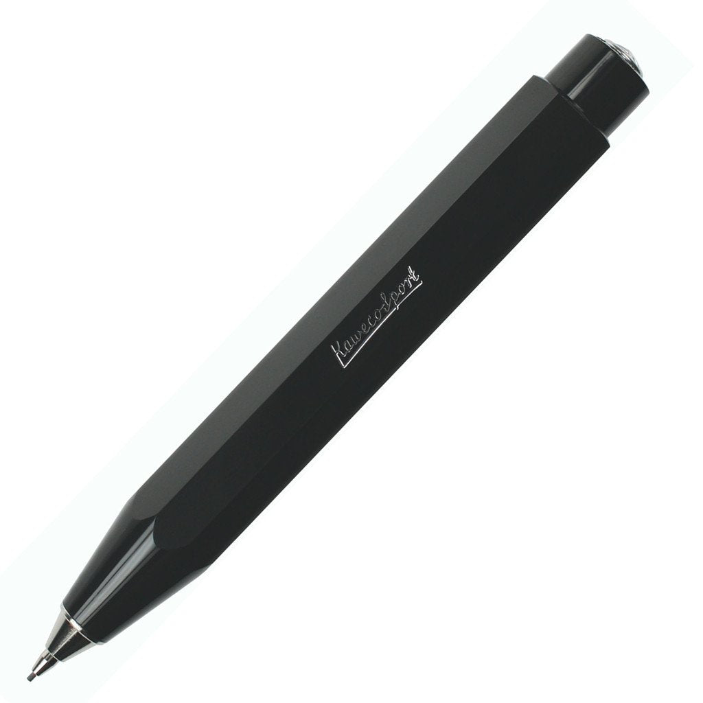 Kaweco Skyline Sport Push Pencil (0.7mm lead) - Black Mechanical Pencil - we love pens