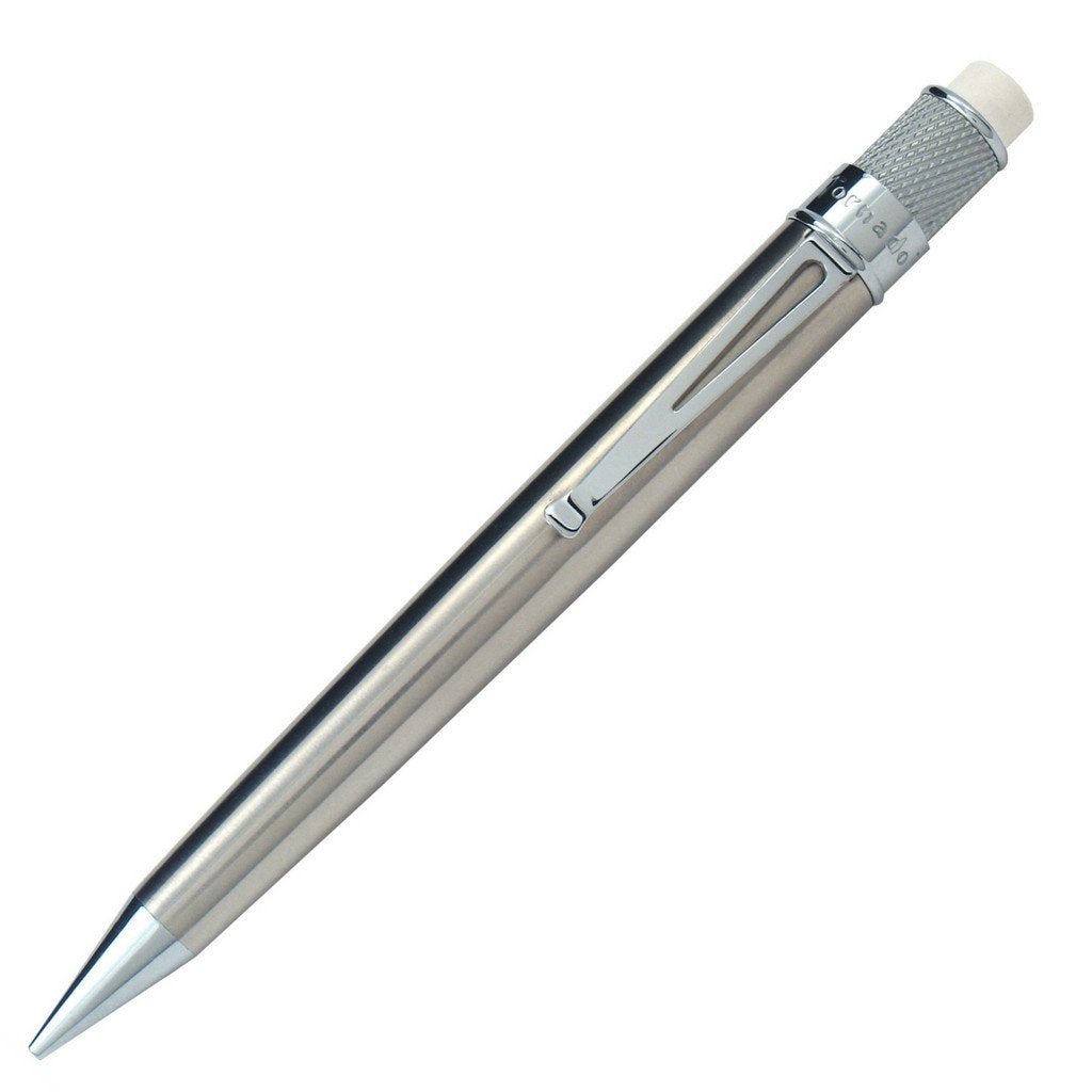 Retro 51 Tornado Rollerball and Pencil Set - Stainless